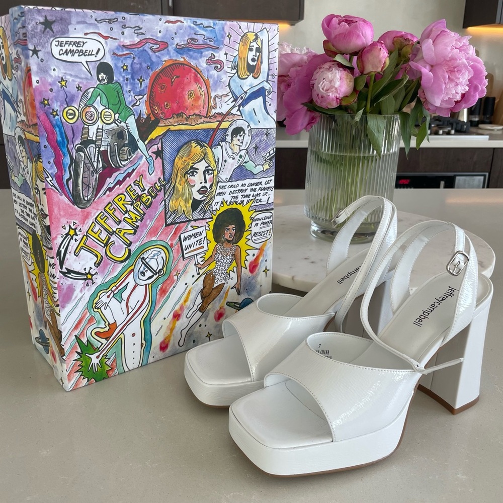 COPY - BNWT white Jeffrey Campbell heels